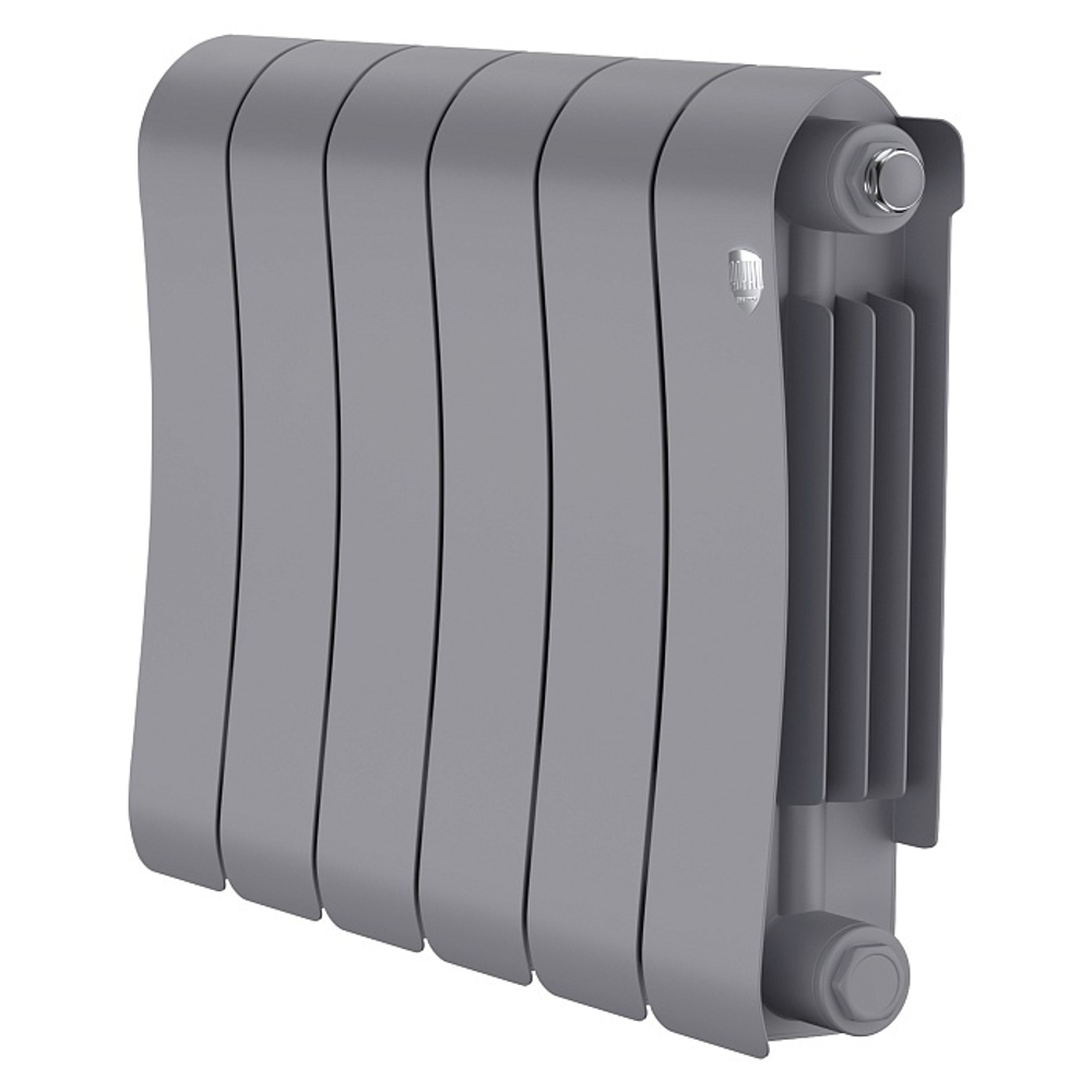 Радиатор биметаллический Royal Thermo Infinity 300 Silver Satin - 6 секц.