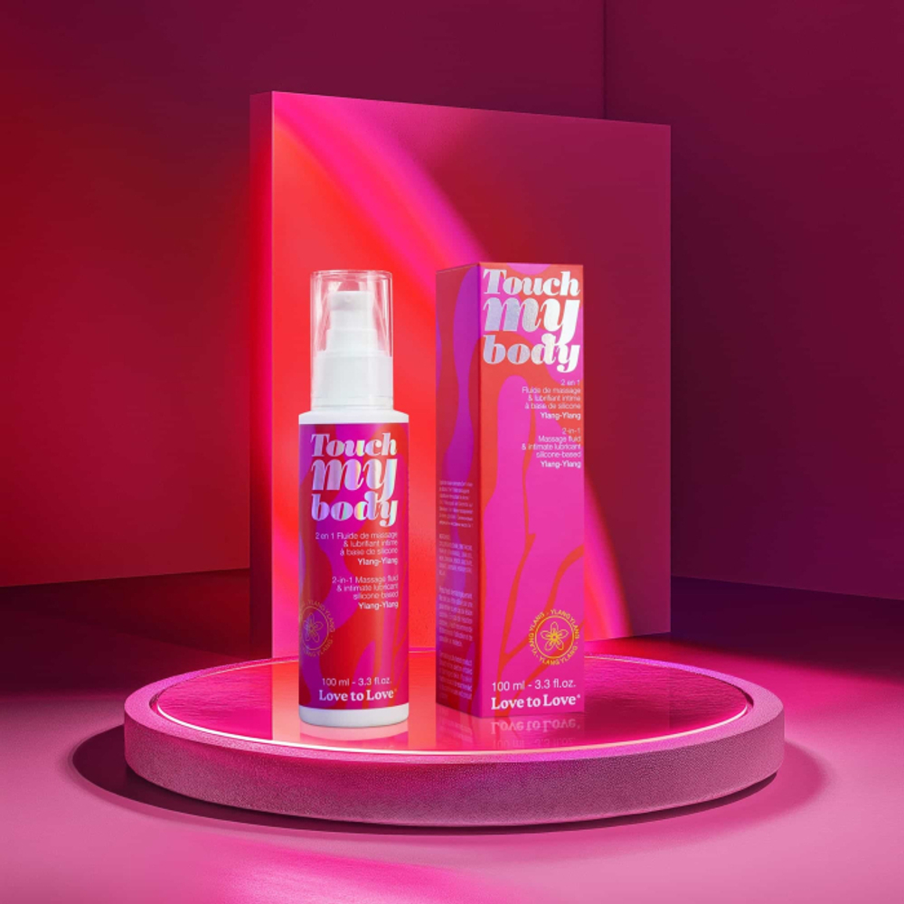 Силиконовый лубрикант 2в1 TOUCH MY BODY Иланг-иланг 100мл
