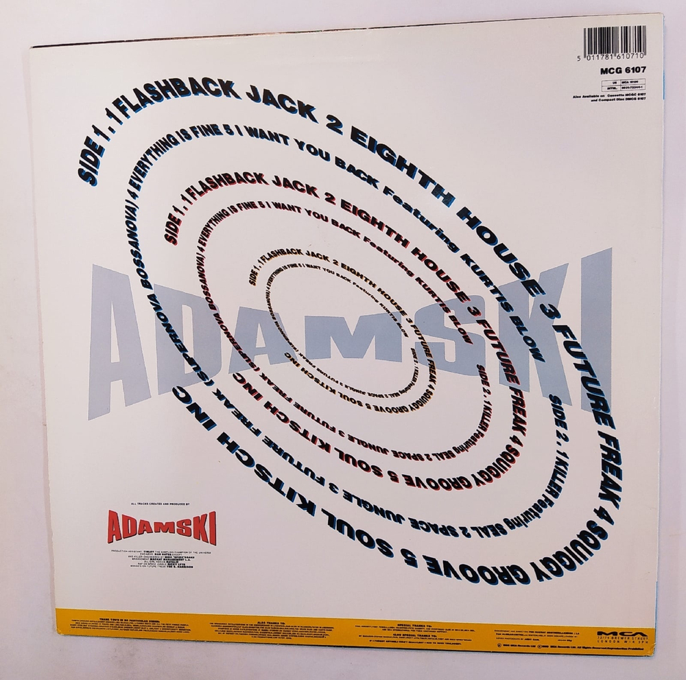 Adamski Doctor Adamski's Musical Pharmacy Original UK 1990