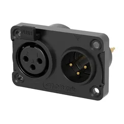 Seetronic C3F2C-W-B Комбинированный панельный разъем 3-х контактный