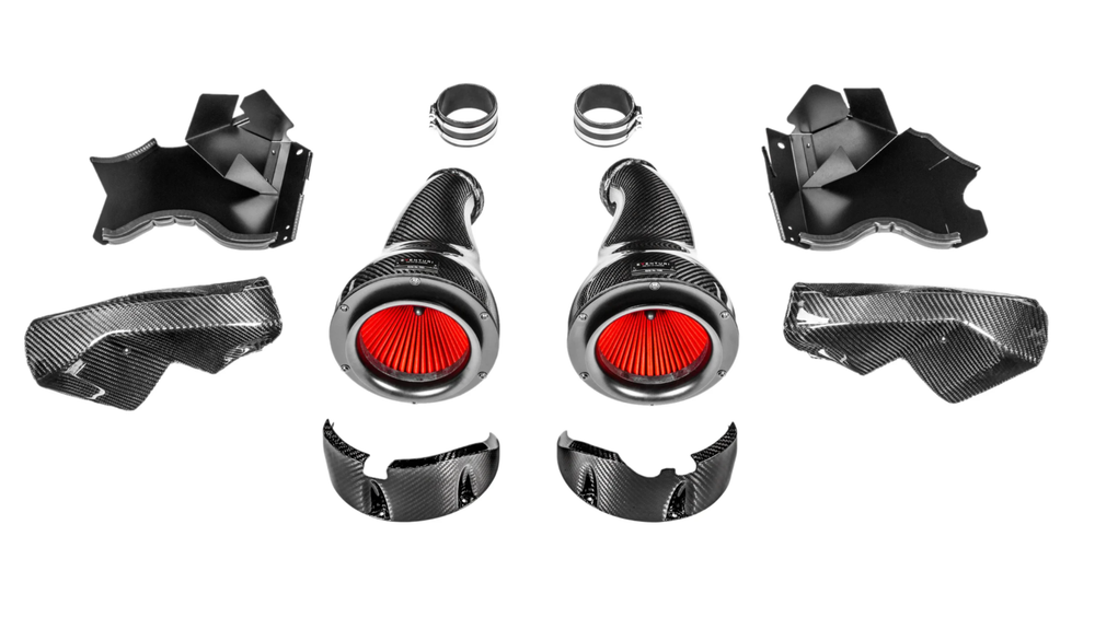 Eventuri Система впуска BMW M5 F90 / M8 F92 карбоновая глянцевая V2 EVE-F9XM5M8-CF-INT