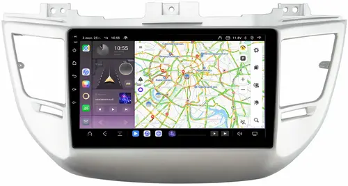 Магнитола для Hyundai Tucson 2016-2018 - Kuberg QLed, Android 13, Быстрейшая, CarPlay, SIM-слот
