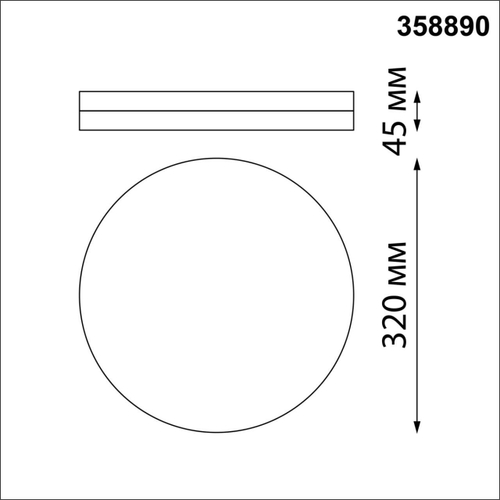 Уличный потолочный светодиодный светильник 358890 STREET NT22 черный IP54 LED 4000К 40W 220V OPAL