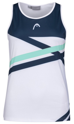 Женский топ теннисный Head Performance Tank Top W - print performance/mint