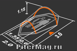 Легкая палатка Нормал Отшельник 1-2