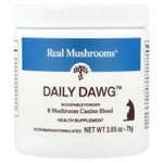 Real Mushrooms, Daily Dawg™, смесь из 8 грибов для собак, 75 г (2,65 унции)