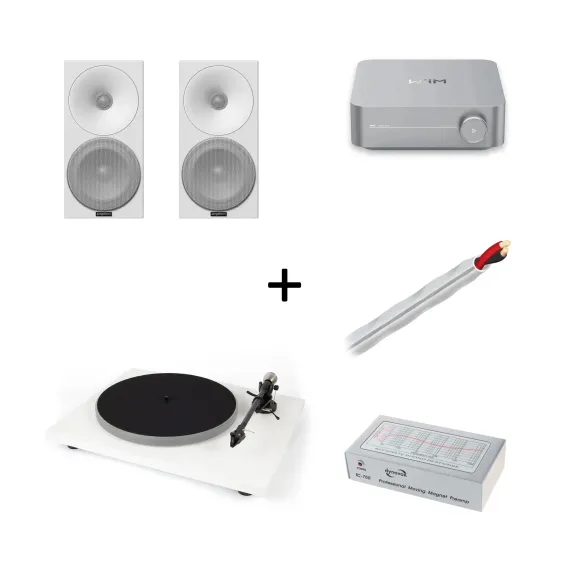 Auris Blues + Amphion Helium 510 + WiiM Amp + Dynavox TC-750 SL + AudioQuest SLIP-DB 14/2