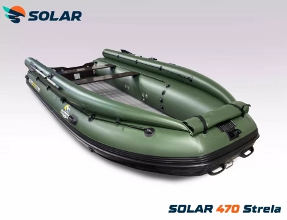 Лодка надувная моторная solar-470 strela jet tunnel (expedition)