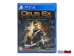PS4 Deus EX: Mankind Divided (Б/У, Полностью на русском языке, CUSA-01836/CUSA-01799)