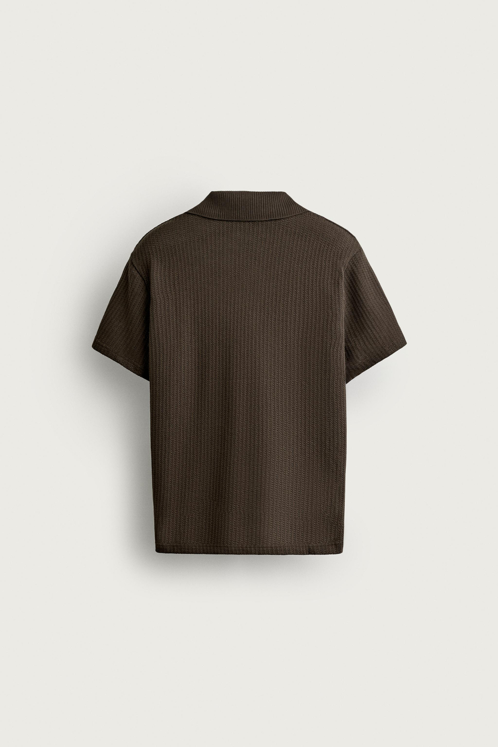 ПОЛО КЛАССИЧЕСКОГО КРОЯ С ПЕРФОРАЦИЕЙ — ZARA