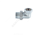 Соединитель латунь хром американка Ду 40 (1 1/2") угловой ВР/НР R19 Giacomini R19X017
