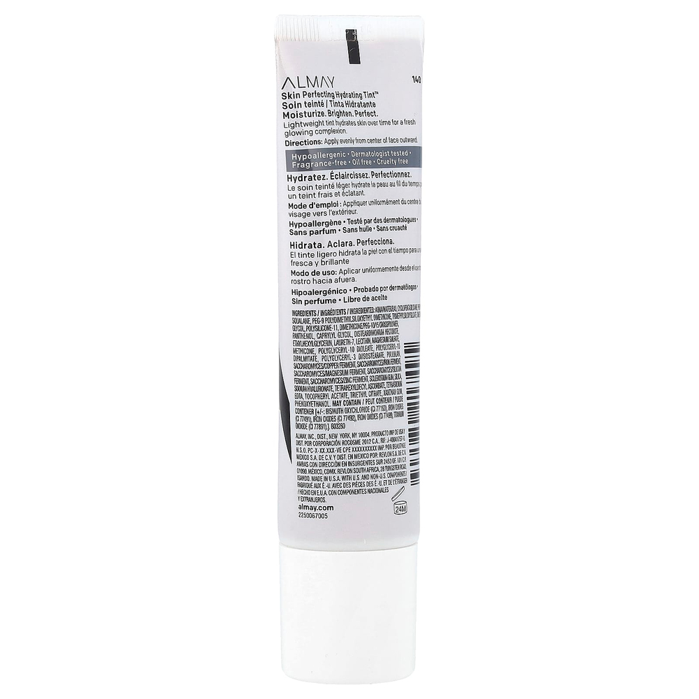 Almay, Skin Perfecting Hydrating Tint™, 140 загар, 28 мл (0,94 жидк. унции)