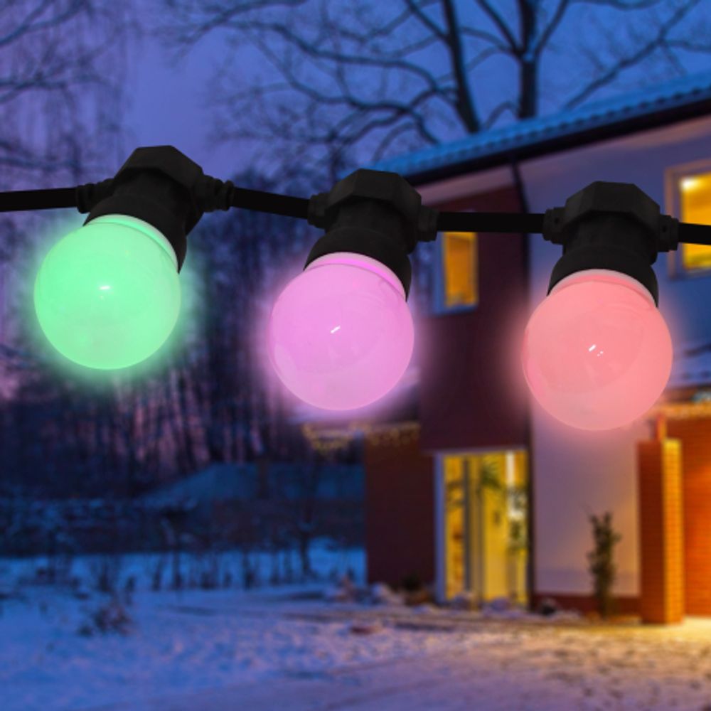 Светодиодная новогодняя гирлянда ЭРА ERABL-MK52 белт лайт 5 м 10 RGB | Гирлянды