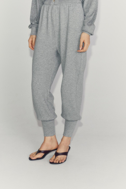 ZARA БРЮКИ С МАНЖЕТАМИ, СЕРЫЙ
