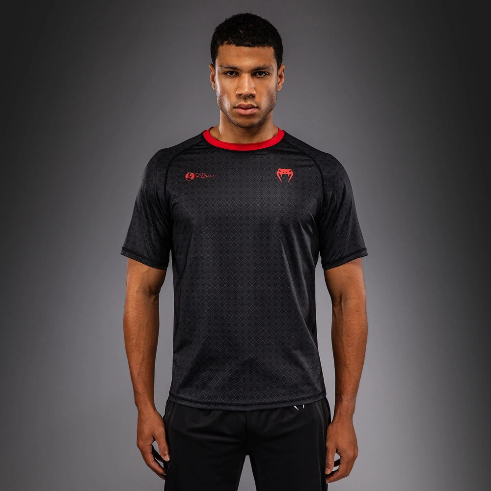 Тренировочная футболка Venum x Roger Gracie Signature Black/Red