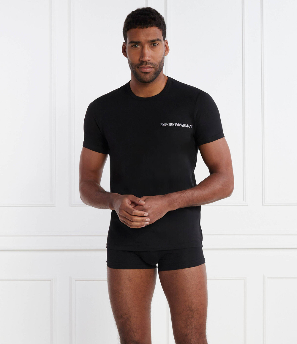 Футболка 2шт. Emporio Armani - черный(111267 4R717)