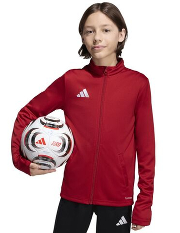 Кофта для мальчика теннисная Adidas Entrada 26 Track - red/white