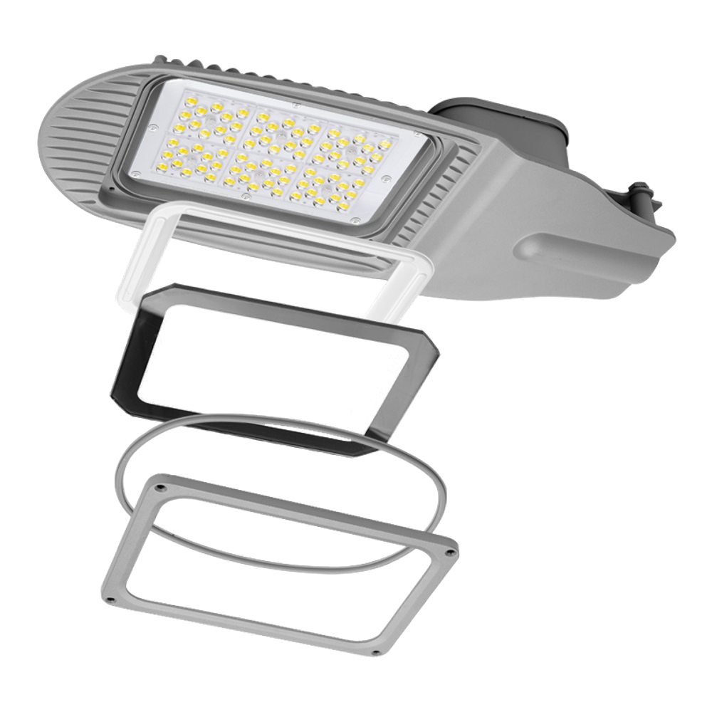 Уличный светодиодный светильник STL-100W01 100Вт IP65 12000Лм 5700К 538x264x68мм WOLTA