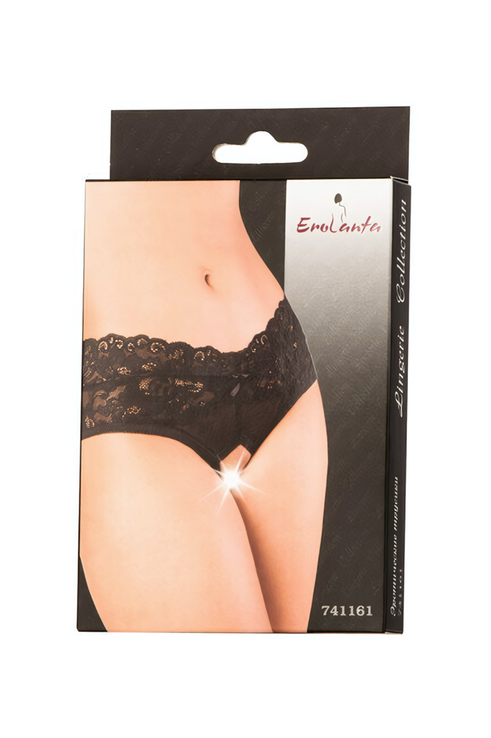 Эротические трусики Erolanta Lingerie Collection, черные (54-56) (Цвет: черный)