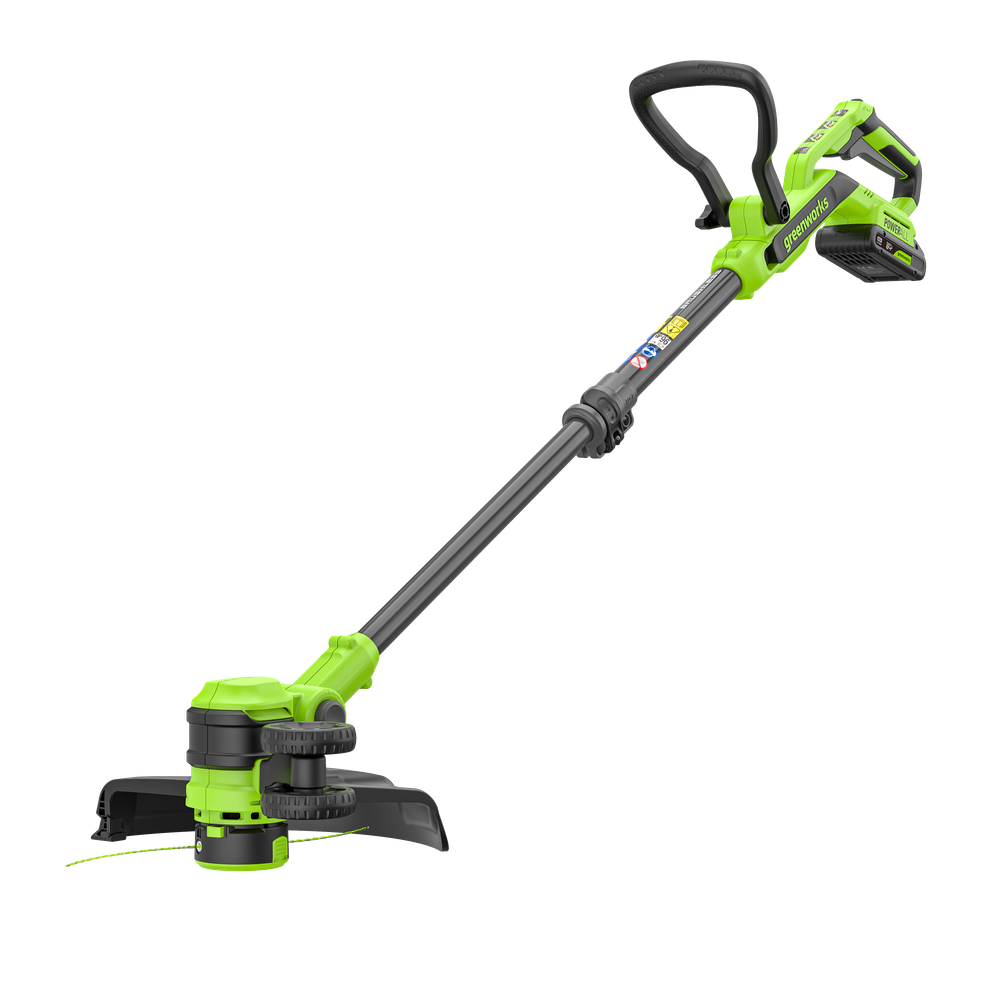 Триммер аккумуляторный Greenworks ST3002, 24V, 30 см, c 1хАКБ 2Ач и ЗУ (ST3002UA)