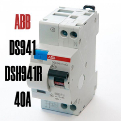 Дифференциальный автомат DS 941/ DSH 941R 20А 30мА тип AC