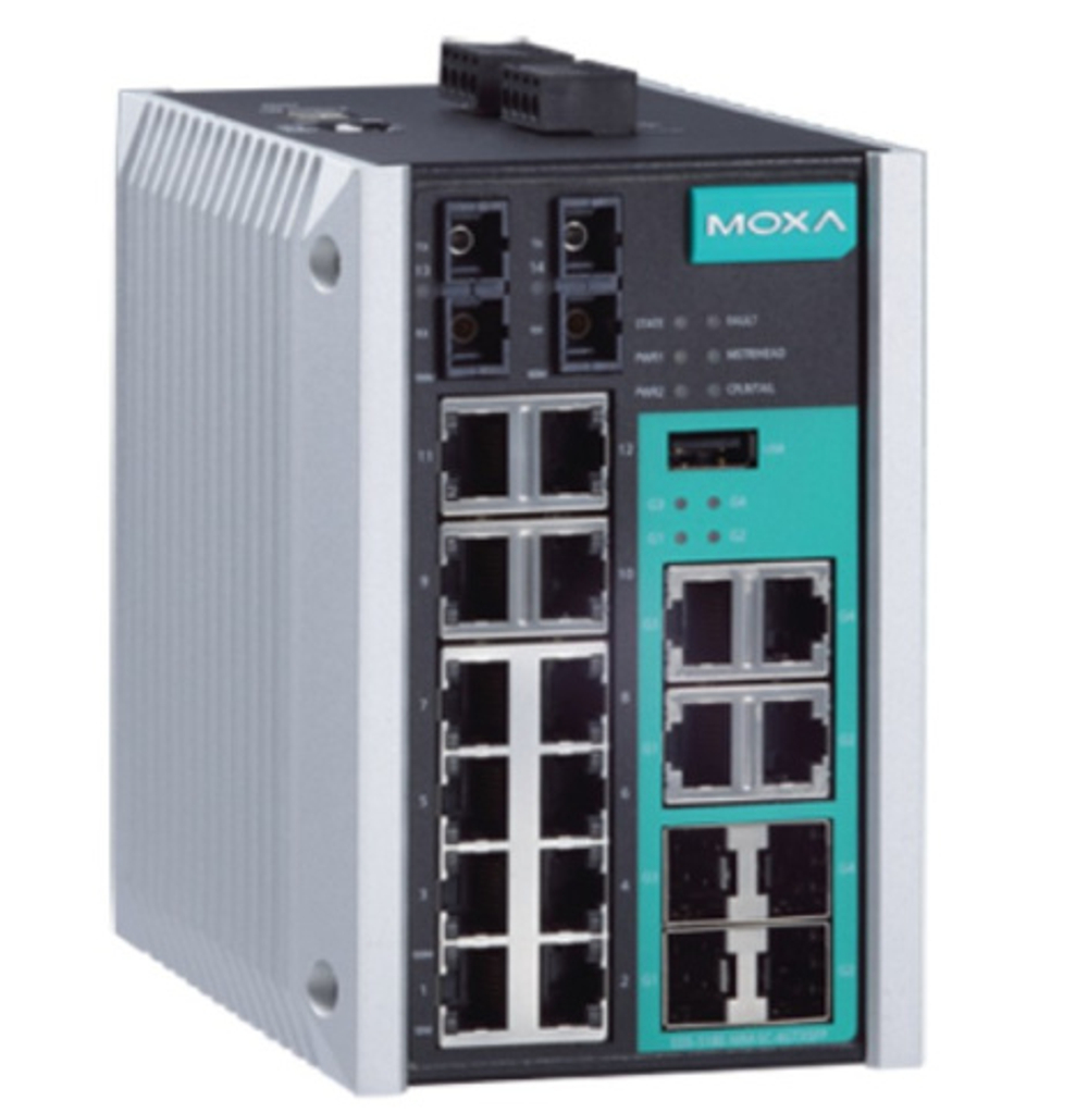 Коммутатор управляемый MOXA EDS-518E-MM-SC-4GTXSFP-T