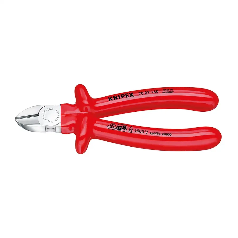 Кусачки боковые хромированные 180 мм Knipex 70 07 180