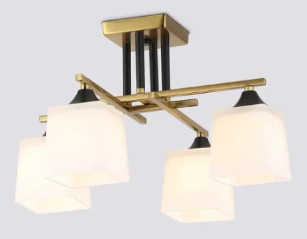 Светильник подвесной TR303042/4 CP медь E27/4 max 60W 420*420*260
