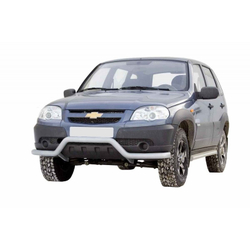 Защита переднего бампера Chevrolet Niva (03.2009 -) 'Волна', d63мм