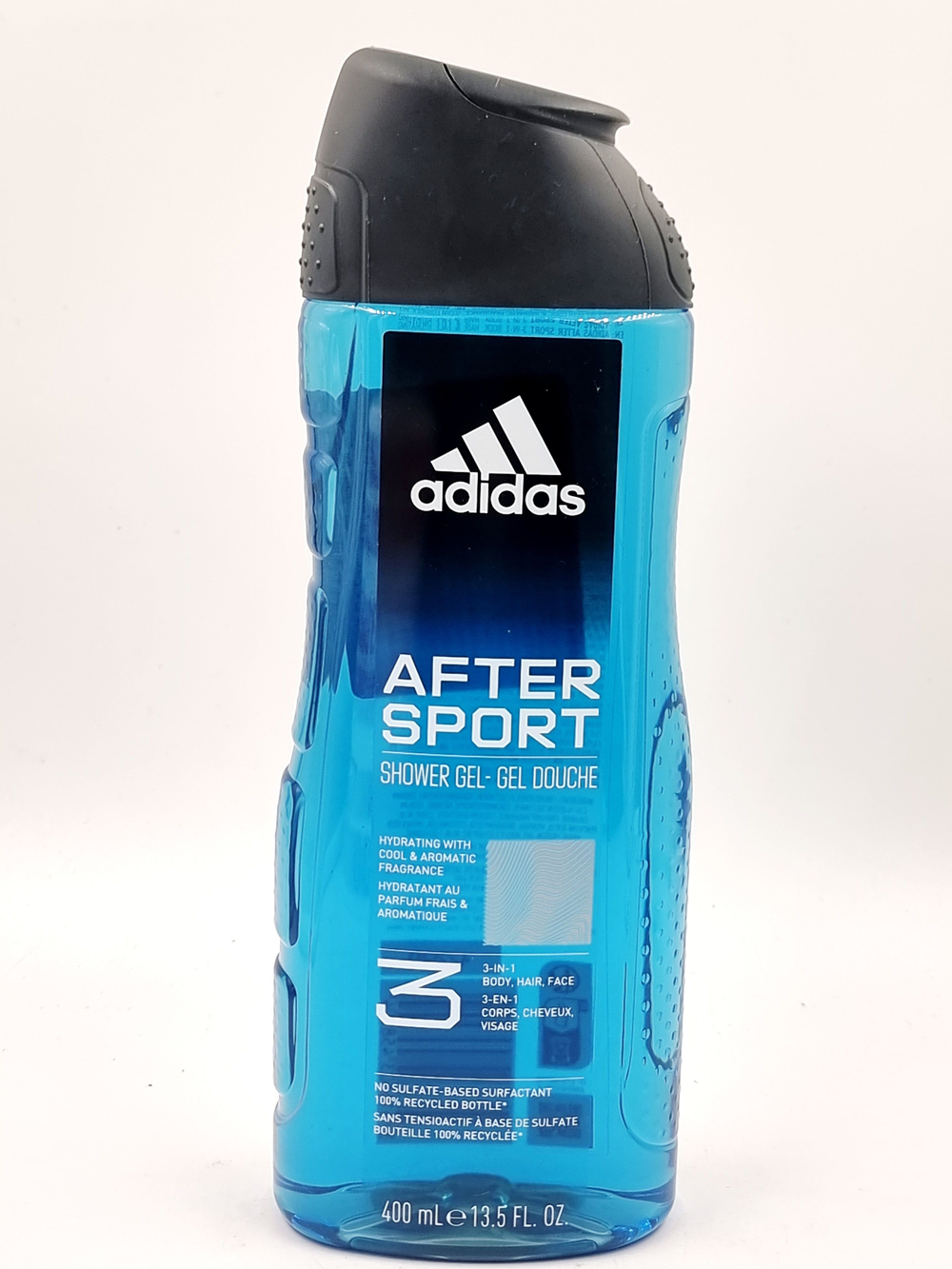 Гель для душа 3 в 1 After Sport увлажняющий 400 мл (Испания)