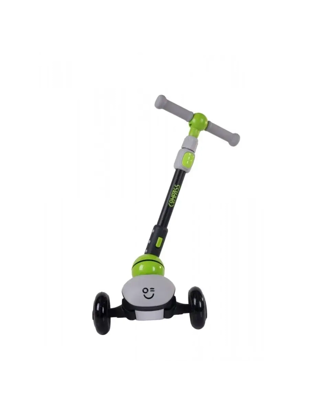 Самокат ТТ Compass grey/green 1/4 серый/зеленый