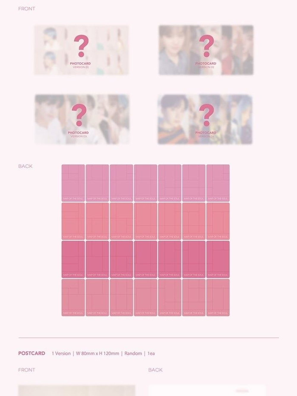 Альбом BTS - Map Of The Soul: Persona Album 4 Version SET