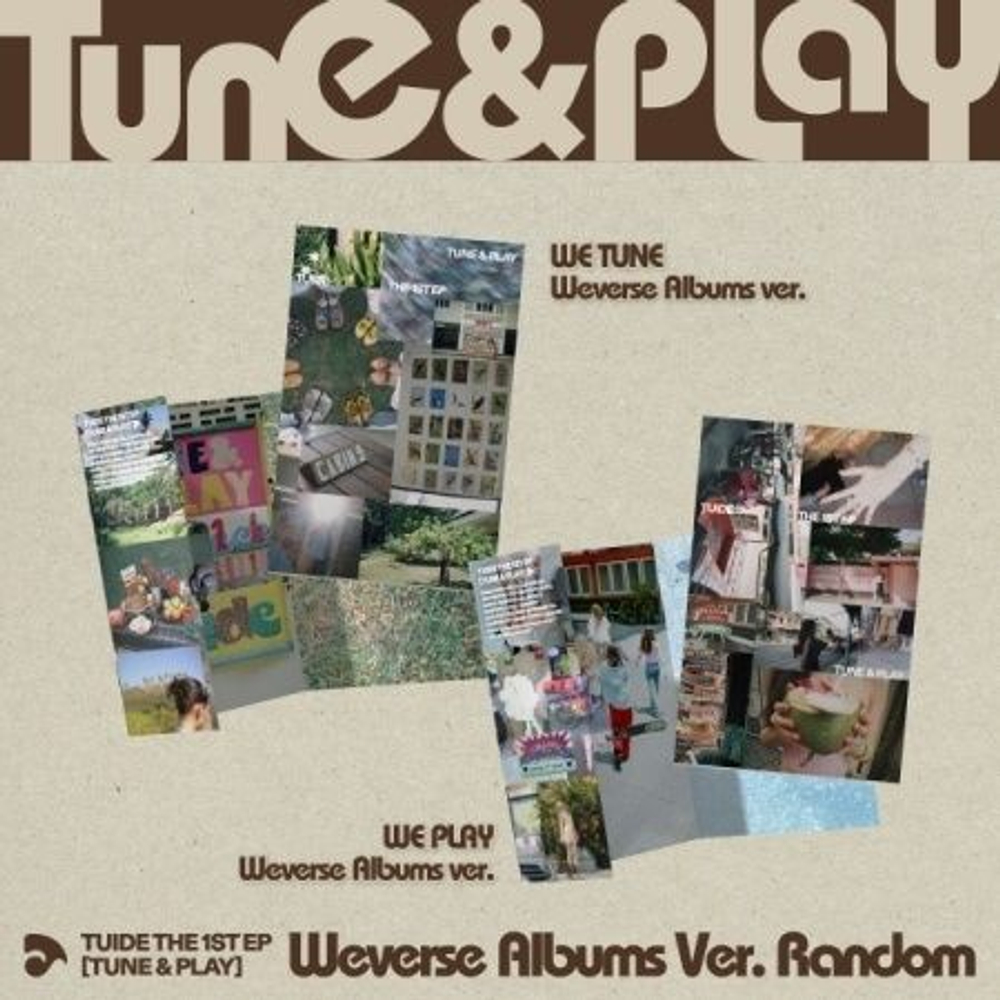 Альбом TUIDE - TUNE & PLAY 1st EP Album WVS ALBUMS RANDOM Version