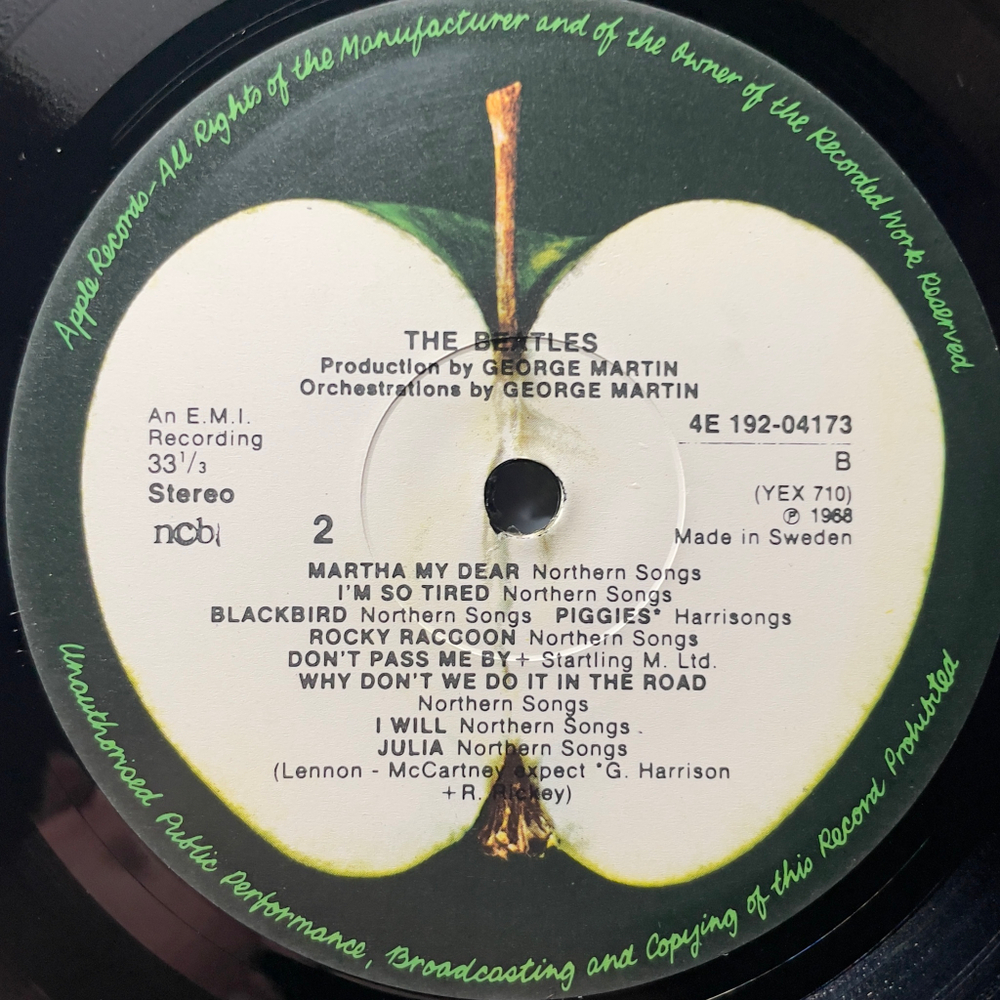 The Beatles ‎– The Beatles 2LP (Швеция)
