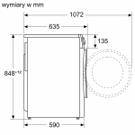 Стирально-сушильная машина Bosch WNA14401PL