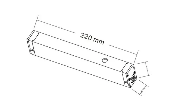 Адаптер Space 220 CLT 0.205 08 BL Crystal Lux