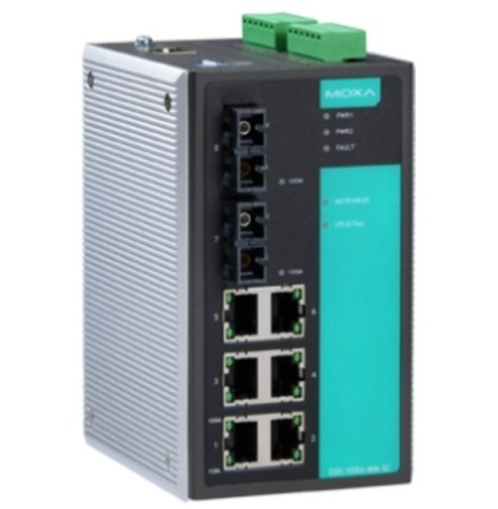 Коммутатор управляемый MOXA EDS-508A-SS-SC