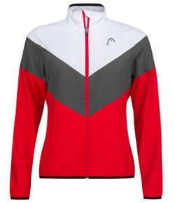 Женская теннисная толстовка Head Club 22 Jacket W - red