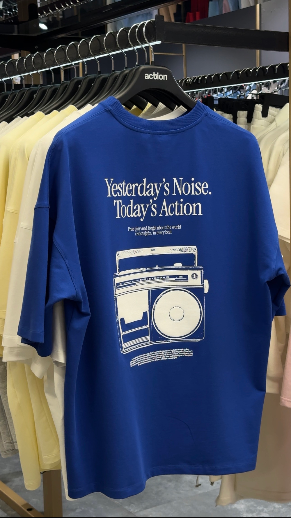 Футболка "Nostalgy" синяя