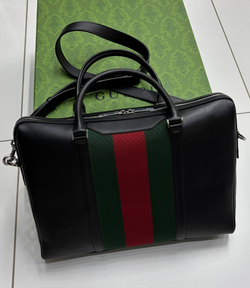 Портфель Gucci Mega Web Trademark Medium Briefcase