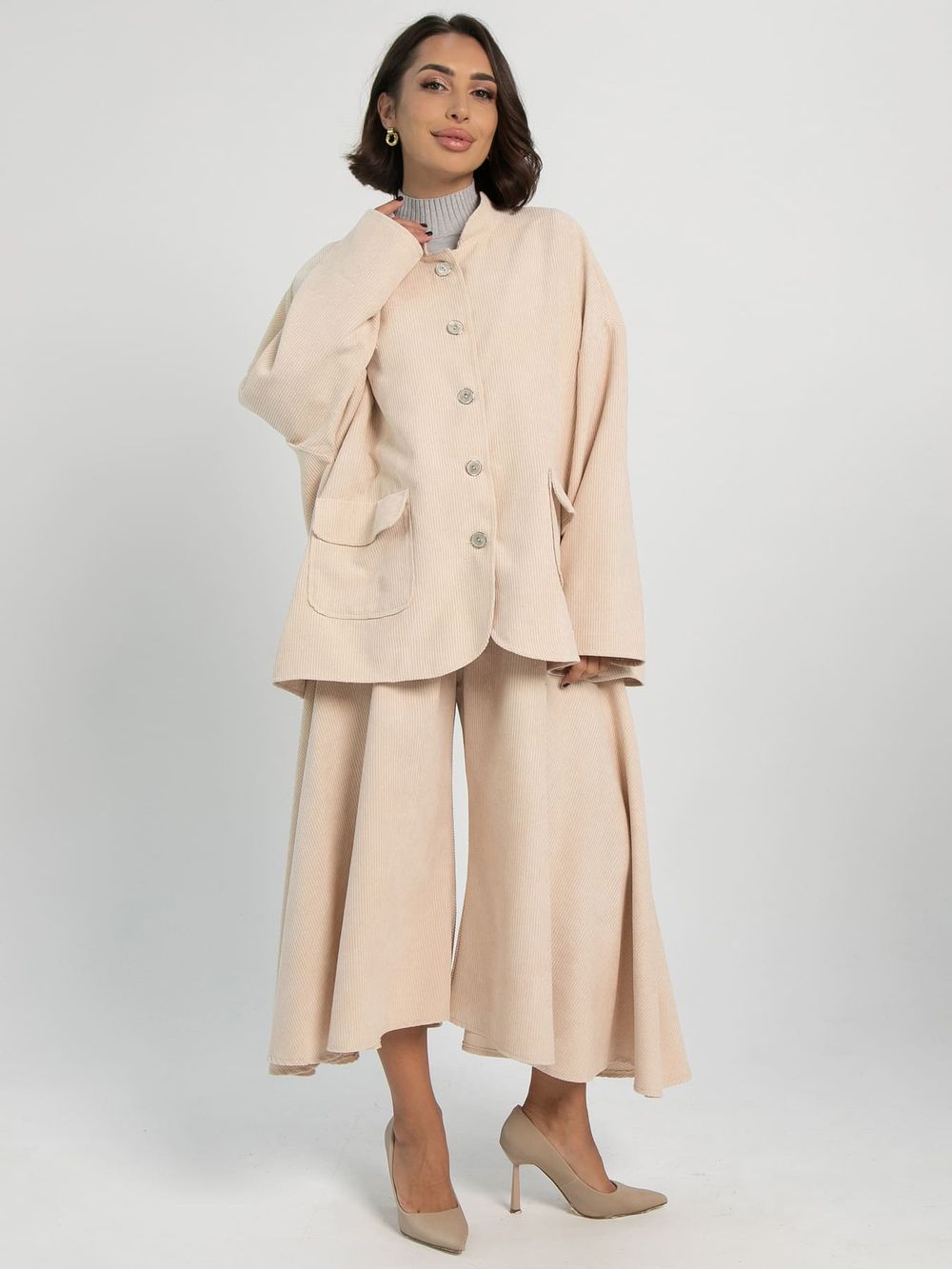 Жакет вельветовый Эльче (бежевый) Б16284-39М LT Collection