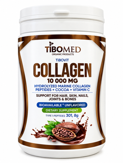 Tibomed, Collagen 10,000 mg 301,8 g | Коллаген 10.000 мг 310,8 гр