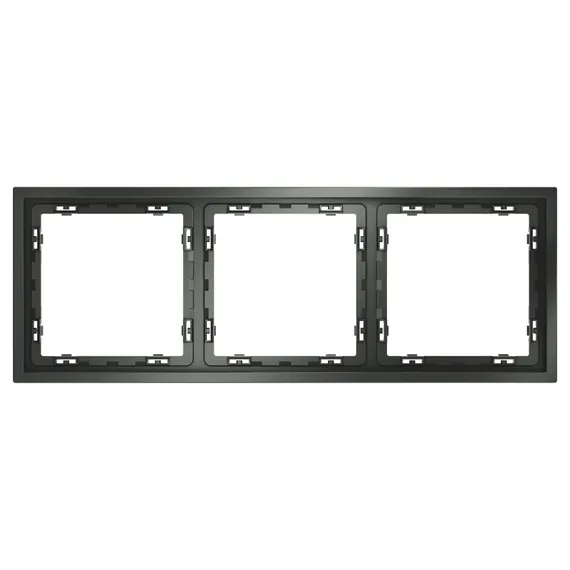 Рамка пластиковая на 3 поста Voltum S70 Титан VLS100306