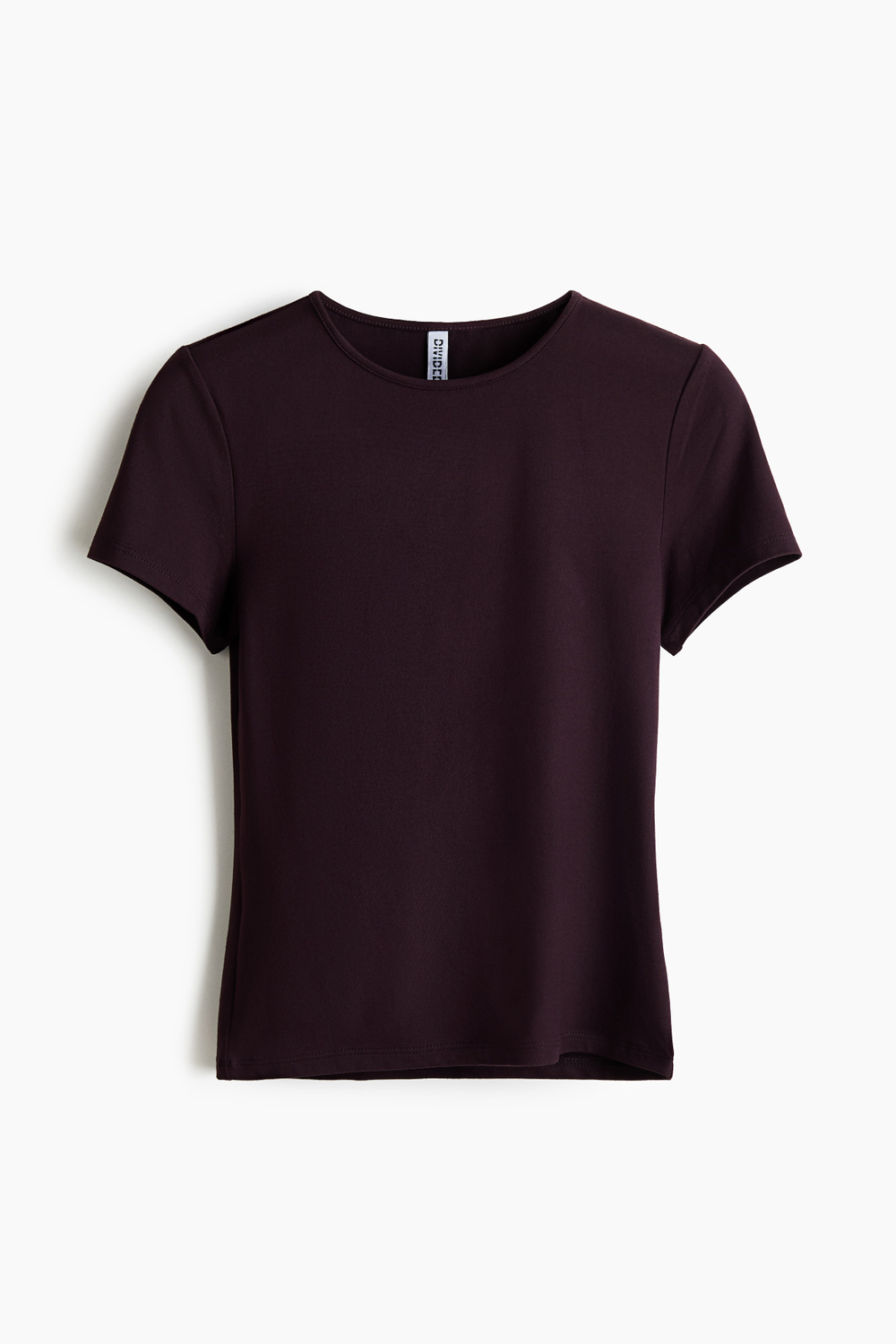 Облегающая футболка — Чёрный — H&M 1329176