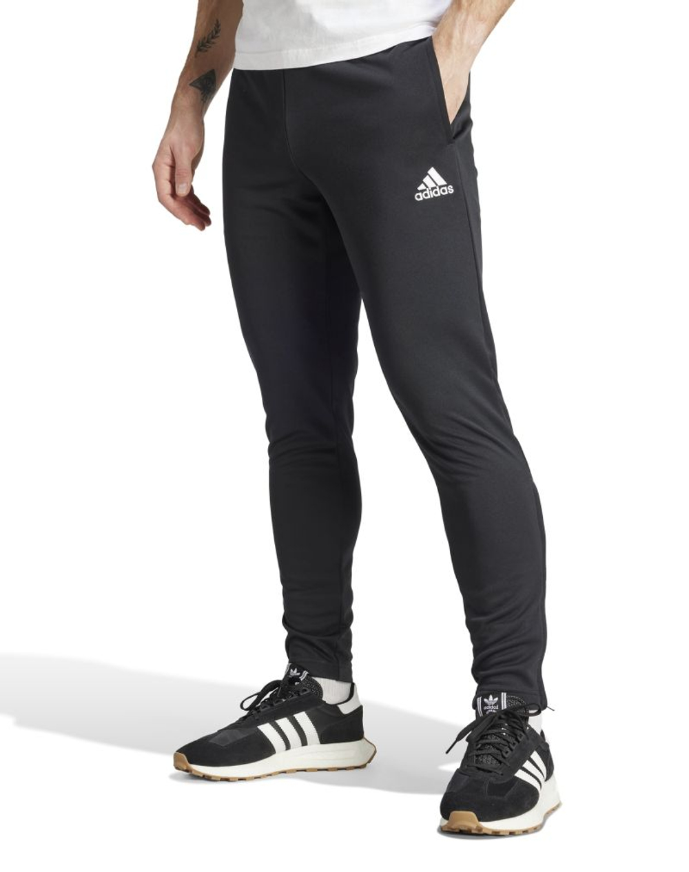 Мужские теннисные брюки Adidas Entrada 22 Training - black