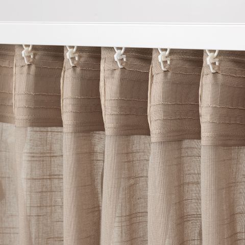 Комплект штор IKEA SILVERLONN (СИЛВЕРЛЁНН), Светло-коричневый, 145x250 см, 2 шт