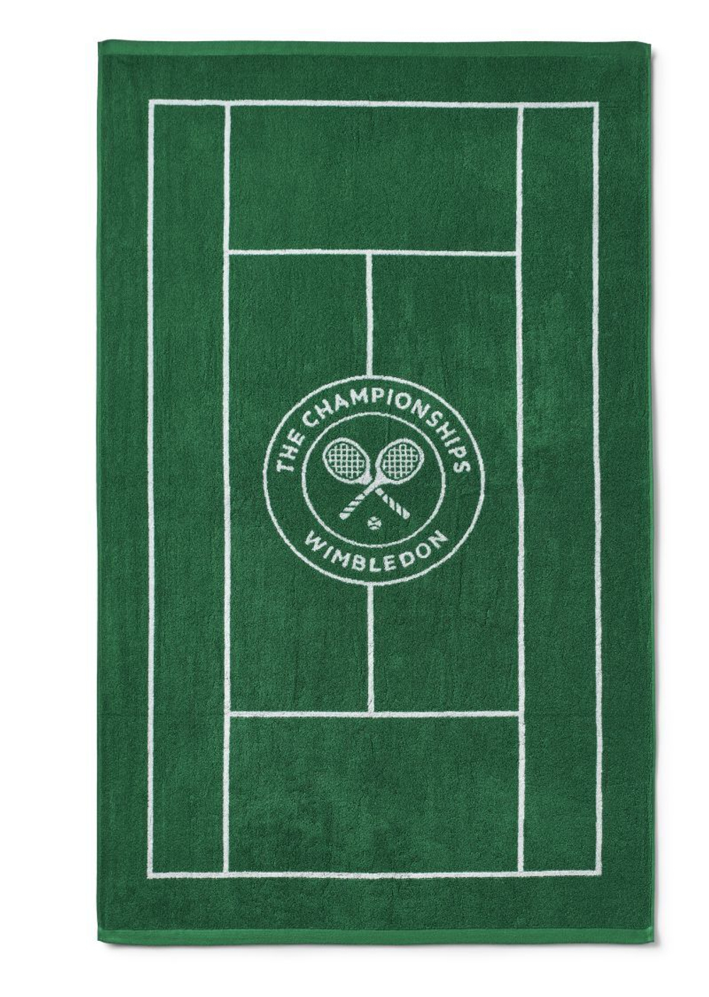 Полотенце теннисное Wimbledon Tennis Court Cotton Bath - green