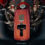 Карбоновая центральная крышка замка двигателя для Ferrari 488 GTB Spider 2015-2020 Феррари