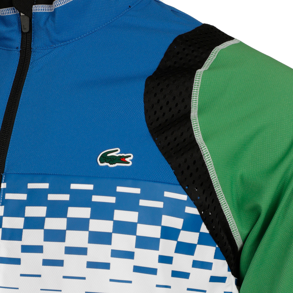 Мужские теннисные Костюмы Lacoste Tracksuit Men - Blue, White