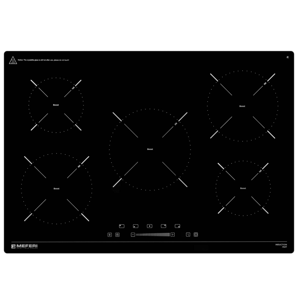 Индукционная варочная панель Meferi MIH755BK POWER фото 
